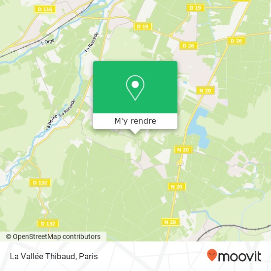 La Vallée Thibaud plan