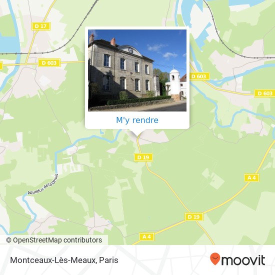 Montceaux-Lès-Meaux plan