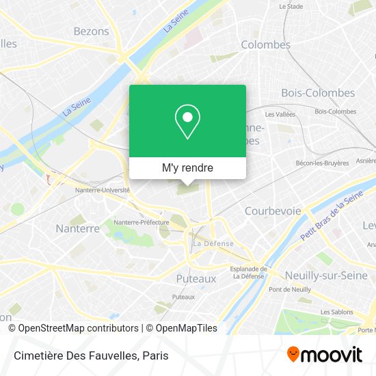 Cimetière Des Fauvelles plan