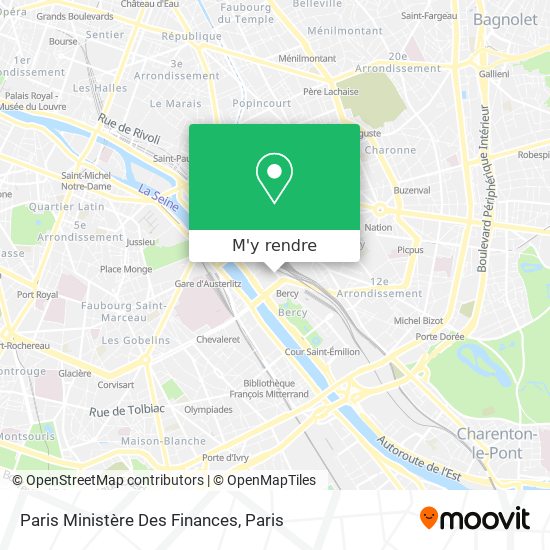 Paris Ministère Des Finances plan