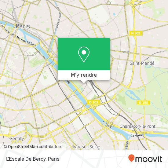 L'Escale De Bercy plan