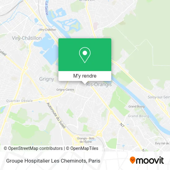 Groupe Hospitalier Les Cheminots plan