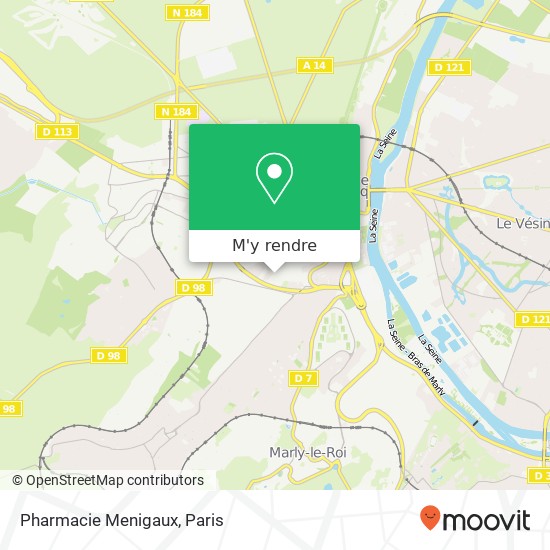 Pharmacie Menigaux plan