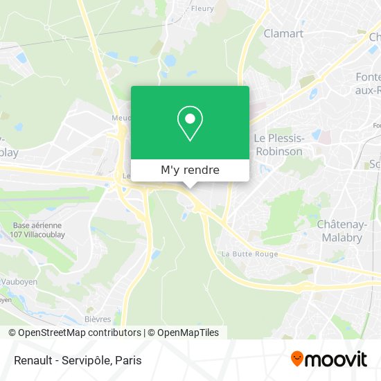 Renault - Servipôle plan