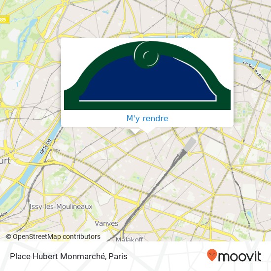 Place Hubert Monmarché plan