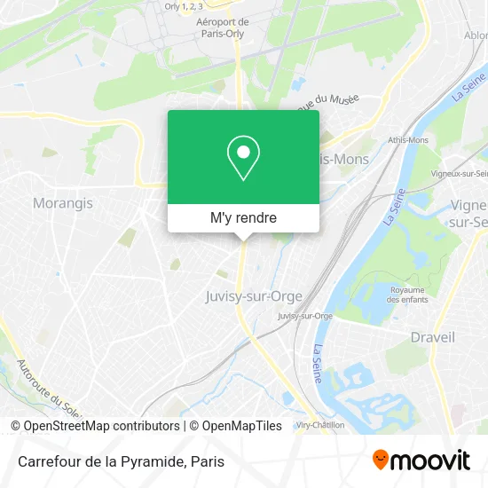Carrefour de la Pyramide plan