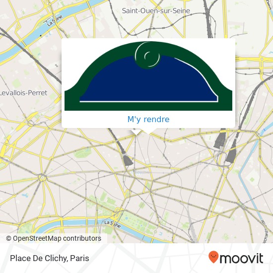 Place De Clichy plan