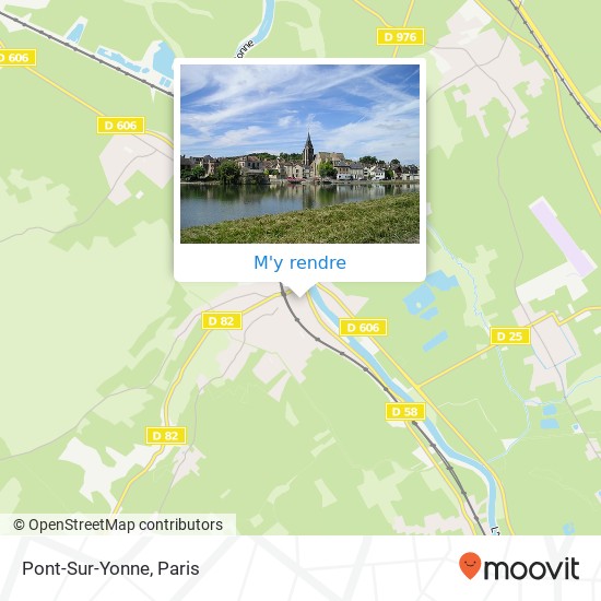 Pont-Sur-Yonne plan