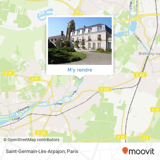 Saint-Germain-Lès-Arpajon plan