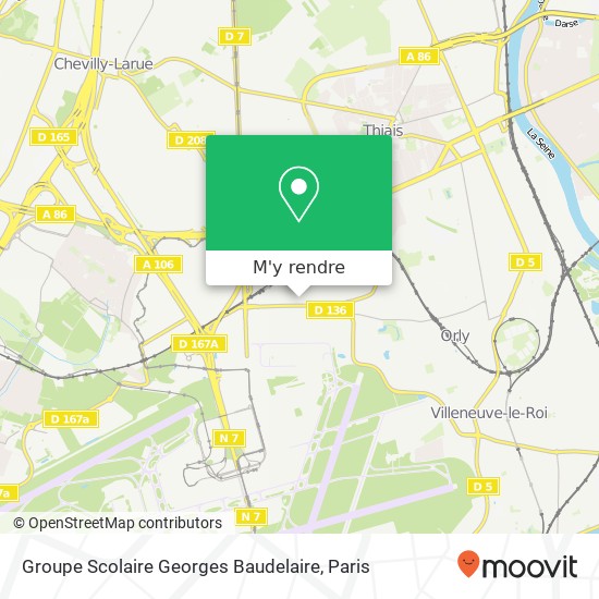 Groupe Scolaire Georges Baudelaire plan