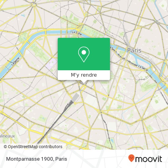 Montparnasse 1900 plan