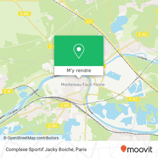 Complexe Sportif Jacky Boiché plan