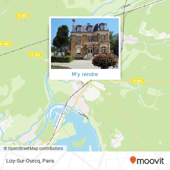 Lizy-Sur-Ourcq plan