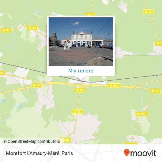 Montfort L'Amaury-Méré plan