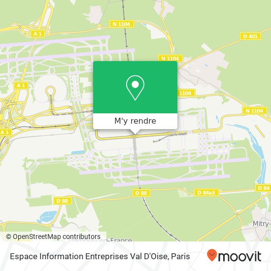 Espace Information Entreprises Val D'Oise plan