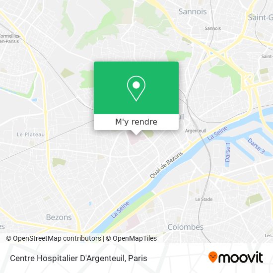 Centre Hospitalier D'Argenteuil plan