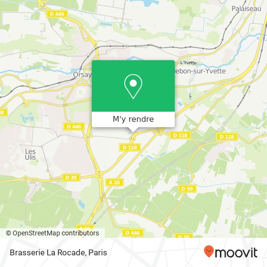 Brasserie La Rocade plan