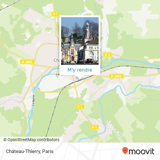 Château-Thierry plan