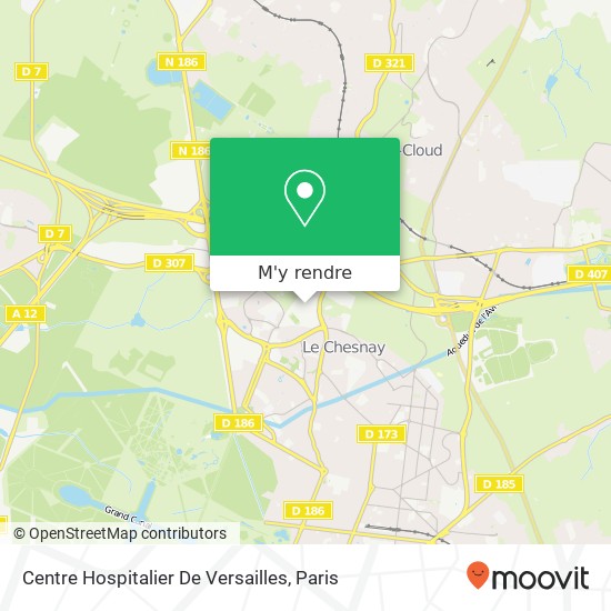 Centre Hospitalier De Versailles plan