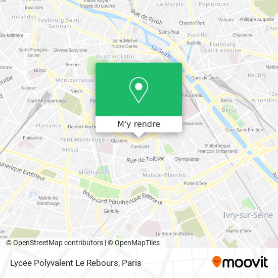 Lycée Polyvalent Le Rebours plan