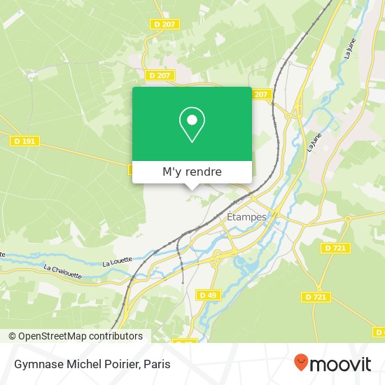 Gymnase Michel Poirier plan