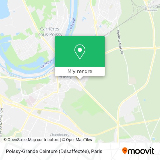 Poissy-Grande Ceinture (Désaffectée) plan