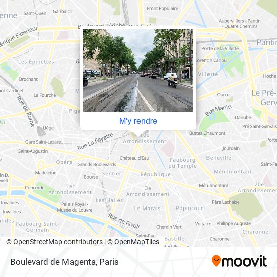 Boulevard de Magenta plan