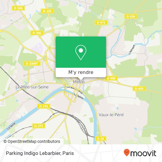 Parking Indigo Lebarbier plan