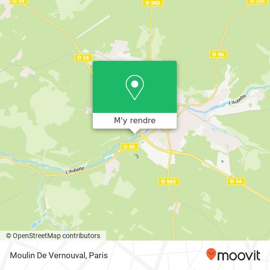 Moulin De Vernouval plan