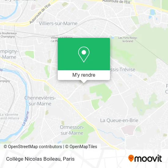 Collège Nicolas Boileau plan