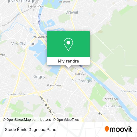 Stade Émile Gagneux plan
