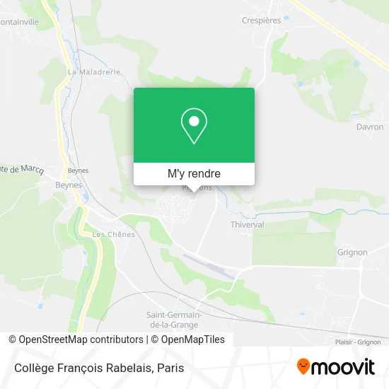 Collège François Rabelais plan