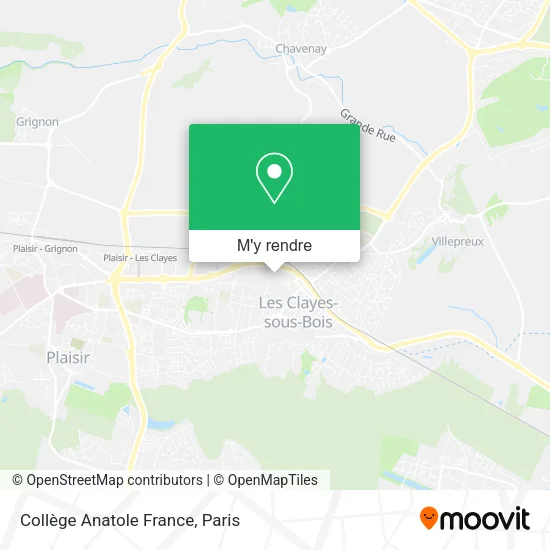 Collège Anatole France plan