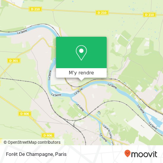 Forêt De Champagne plan