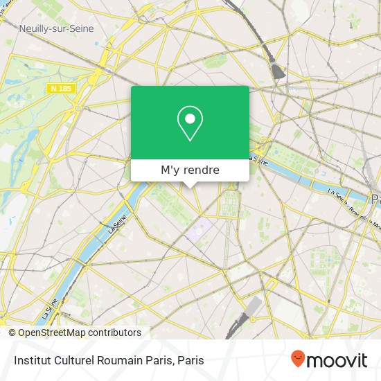 Institut Culturel Roumain Paris plan