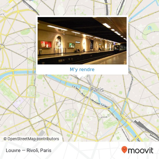 Louvre — Rivoli plan