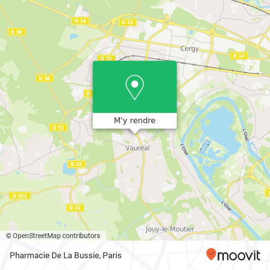 Pharmacie De La Bussie plan