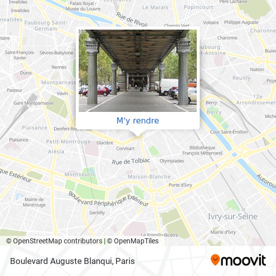 Boulevard Auguste Blanqui plan