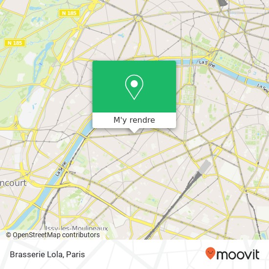 Brasserie Lola plan