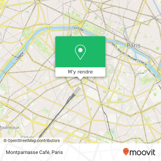 Montparnasse Café plan