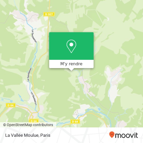 La Vallée Moulue plan