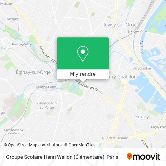 Groupe Scolaire Henri Wallon (Élémentaire) plan