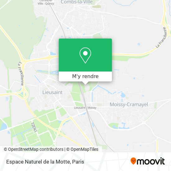 Espace Naturel de la Motte plan