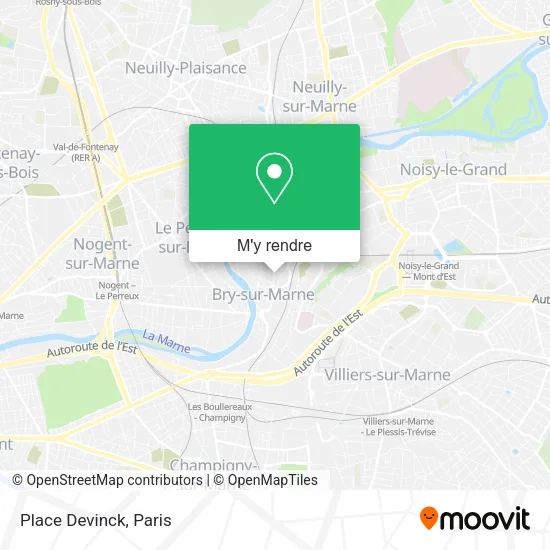 Place Devinck plan