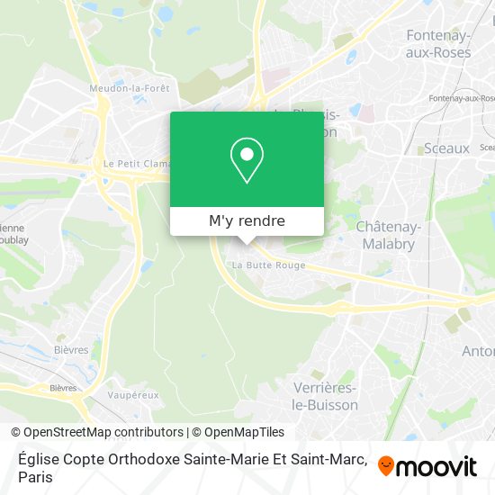 Église Copte Orthodoxe Sainte-Marie Et Saint-Marc plan