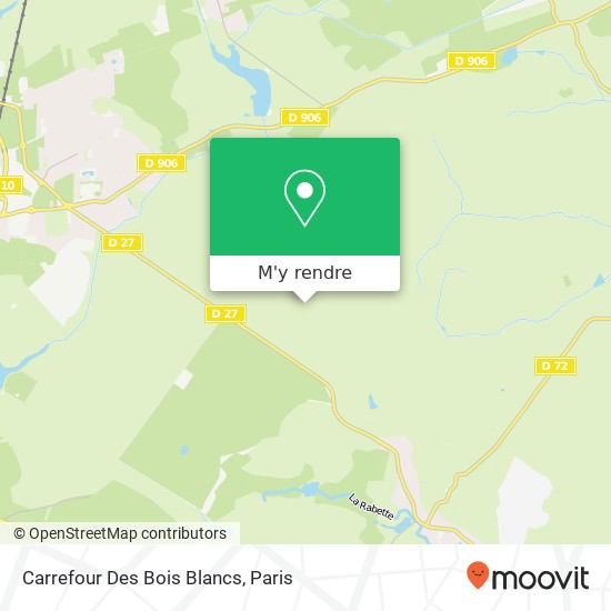 Carrefour Des Bois Blancs plan