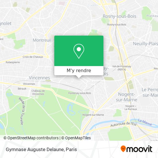 Gymnase Auguste Delaune plan