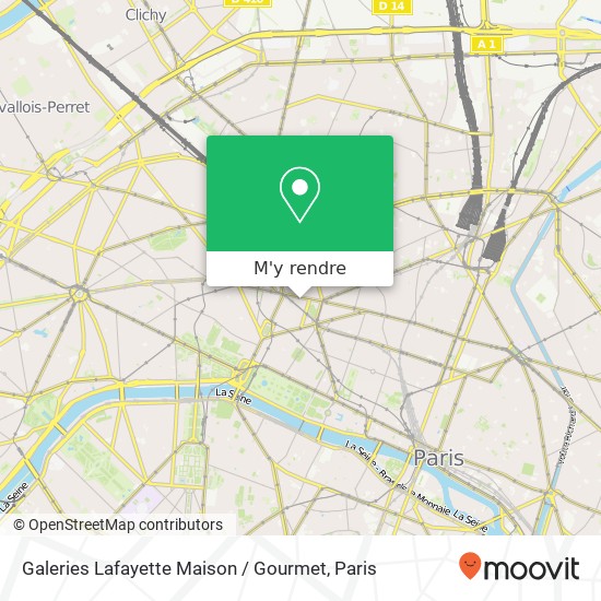 Galeries Lafayette Maison / Gourmet plan