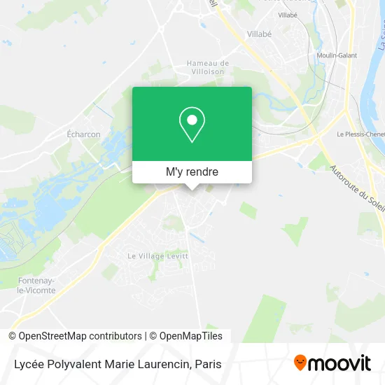 Lycée Polyvalent Marie Laurencin plan