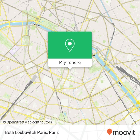 Beth Loubavitch Paris plan